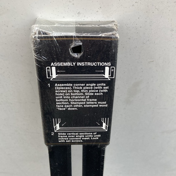 Frame Kit Sectional Frame Kit Black 25 inches  NIB - Picture 5 of 5